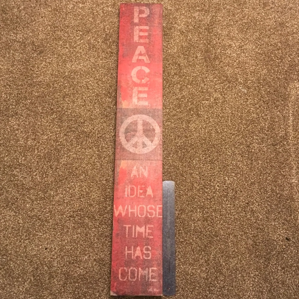 Canvas Peace Sign